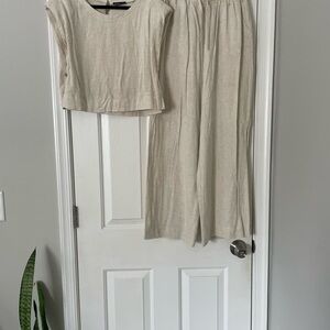 Boho Cream Two-Piece Set